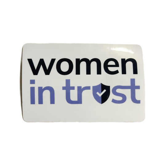 Women In Trust Sticker