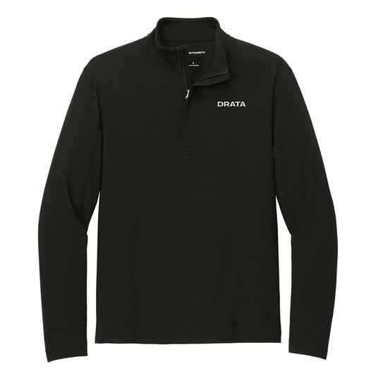 Port Authority Fairway Stretch Black Men's 1/4-Zip